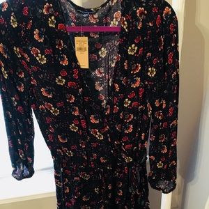 Rustic AE floral romper
